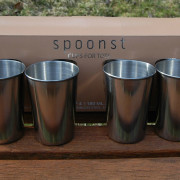 Safe, durable, and dishwasher safe stainless steel cups